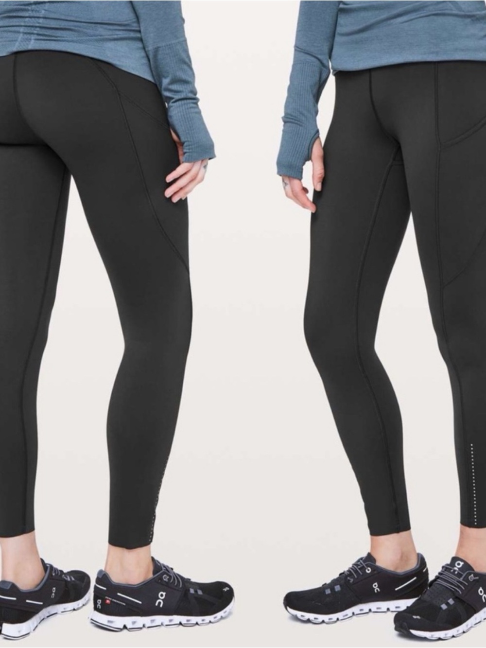 Lululemon Fast & Free 7/8 Tight II Sz 6 *Nulux 25" In Black